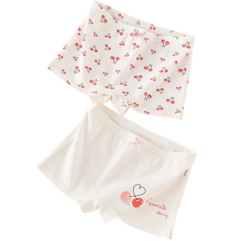 4pcs Girl Cotton Bright Color Briefs Soft Breathable Underpants Girl Quality Underwear Size 85-165 Kids Healthy Panties