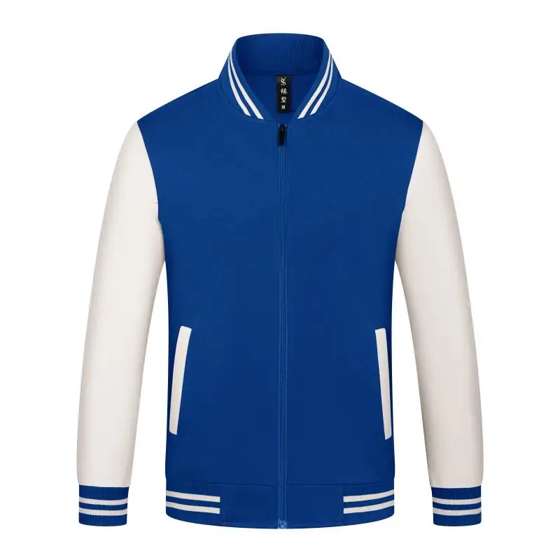Unisex Varsity Team Baseball Jacket Men And Women Sports Zipper Bomber Coat Unisex Large Size 4XL Clothing