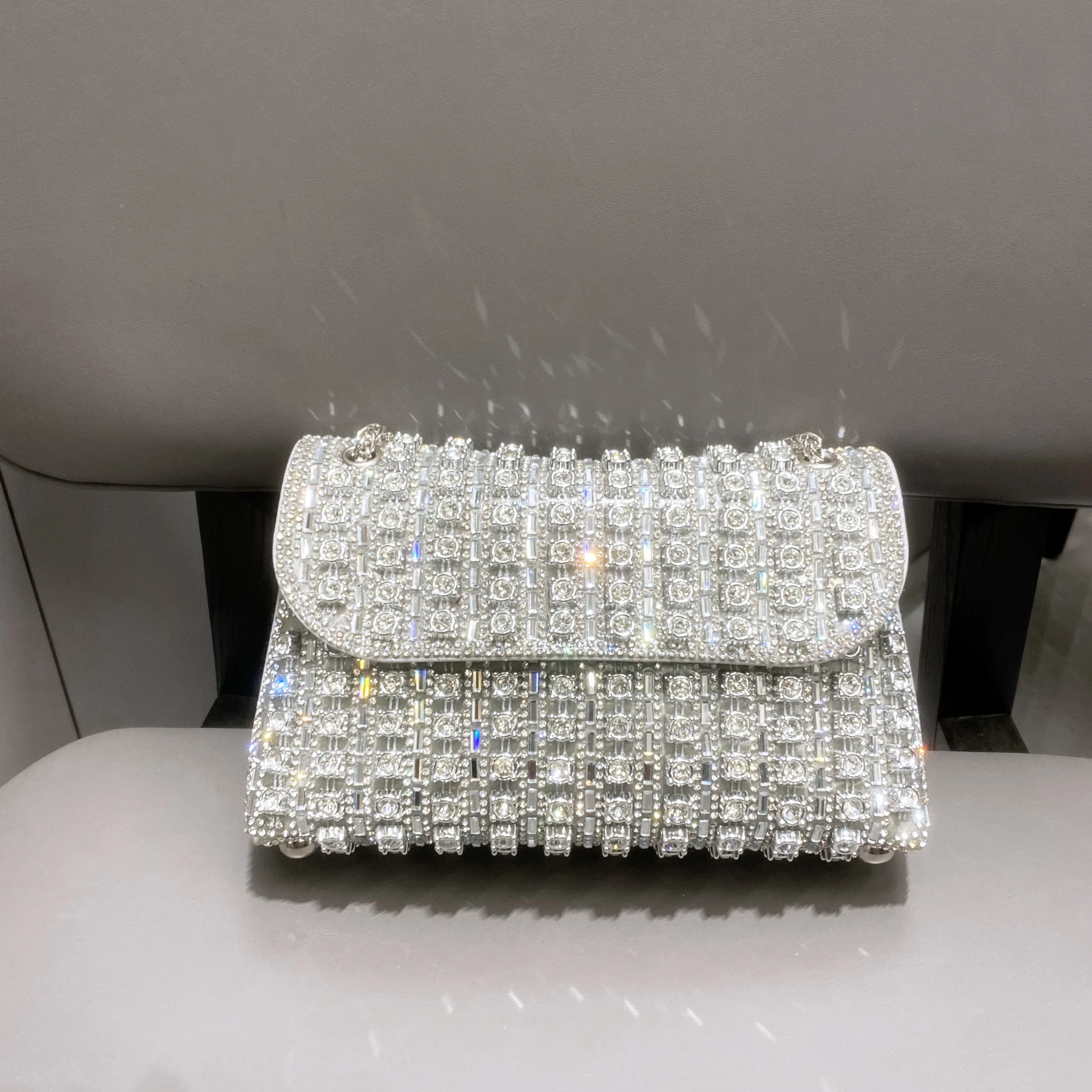 Rhinestones Evening clutch Bag Purses and handbag luxury Designer shoulder bag Shiny Crystal Clutch purse Woman's bag