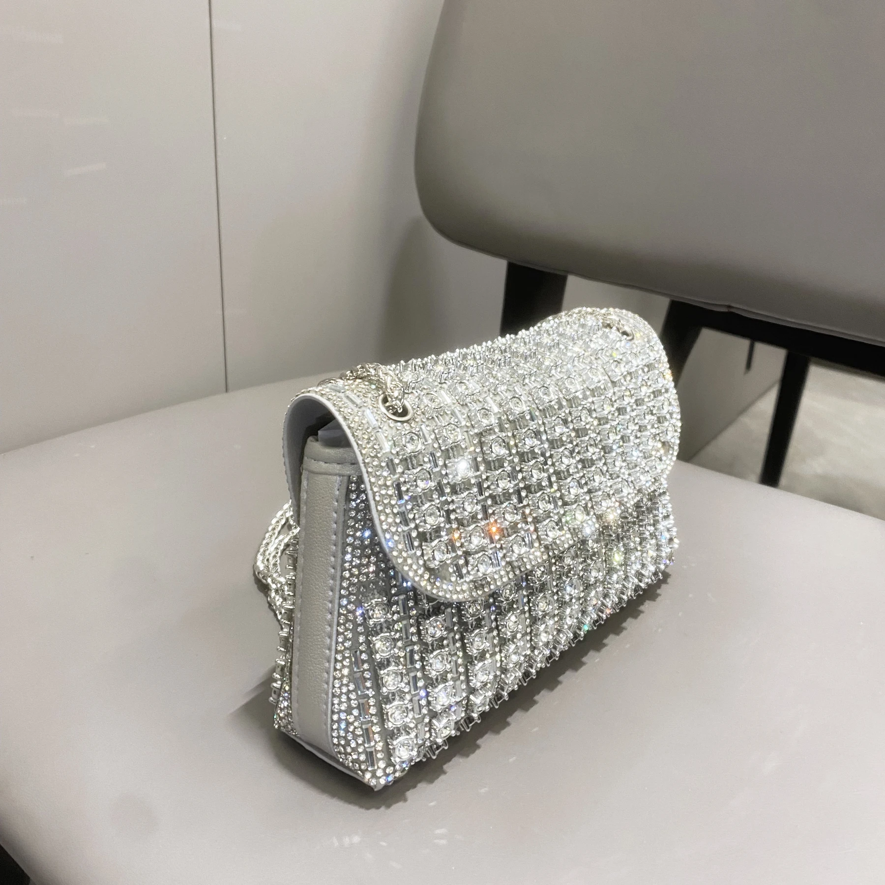 Rhinestones Evening clutch Bag Purses and handbag luxury Designer shoulder bag Shiny Crystal Clutch purse Woman's bag