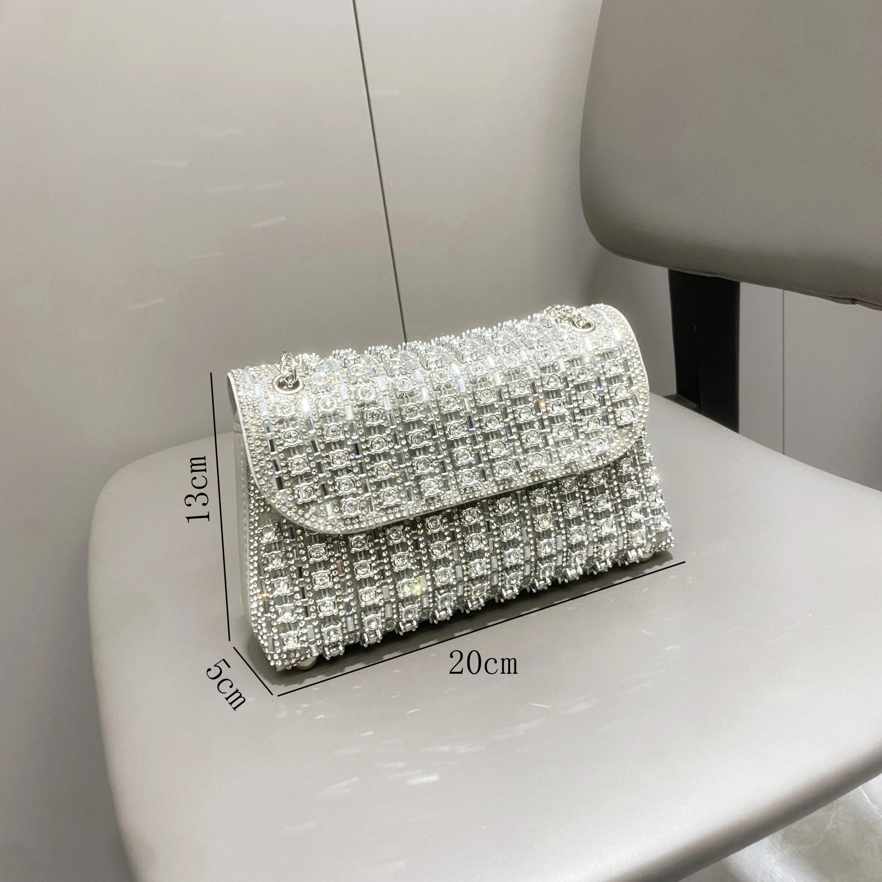 Rhinestones Evening clutch Bag Purses and handbag luxury Designer shoulder bag Shiny Crystal Clutch purse Woman's bag