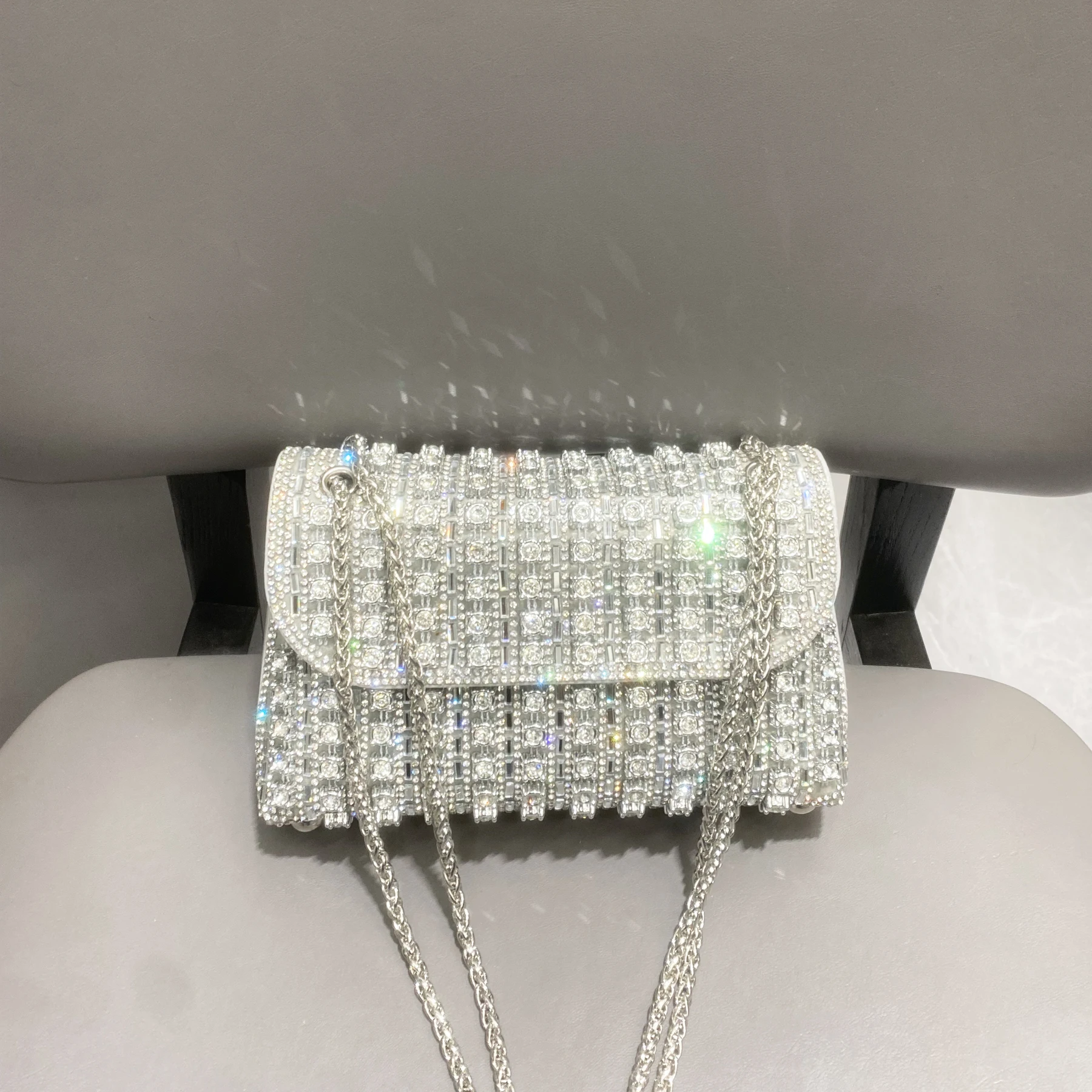 Rhinestones Evening clutch Bag Purses and handbag luxury Designer shoulder bag Shiny Crystal Clutch purse Woman's bag
