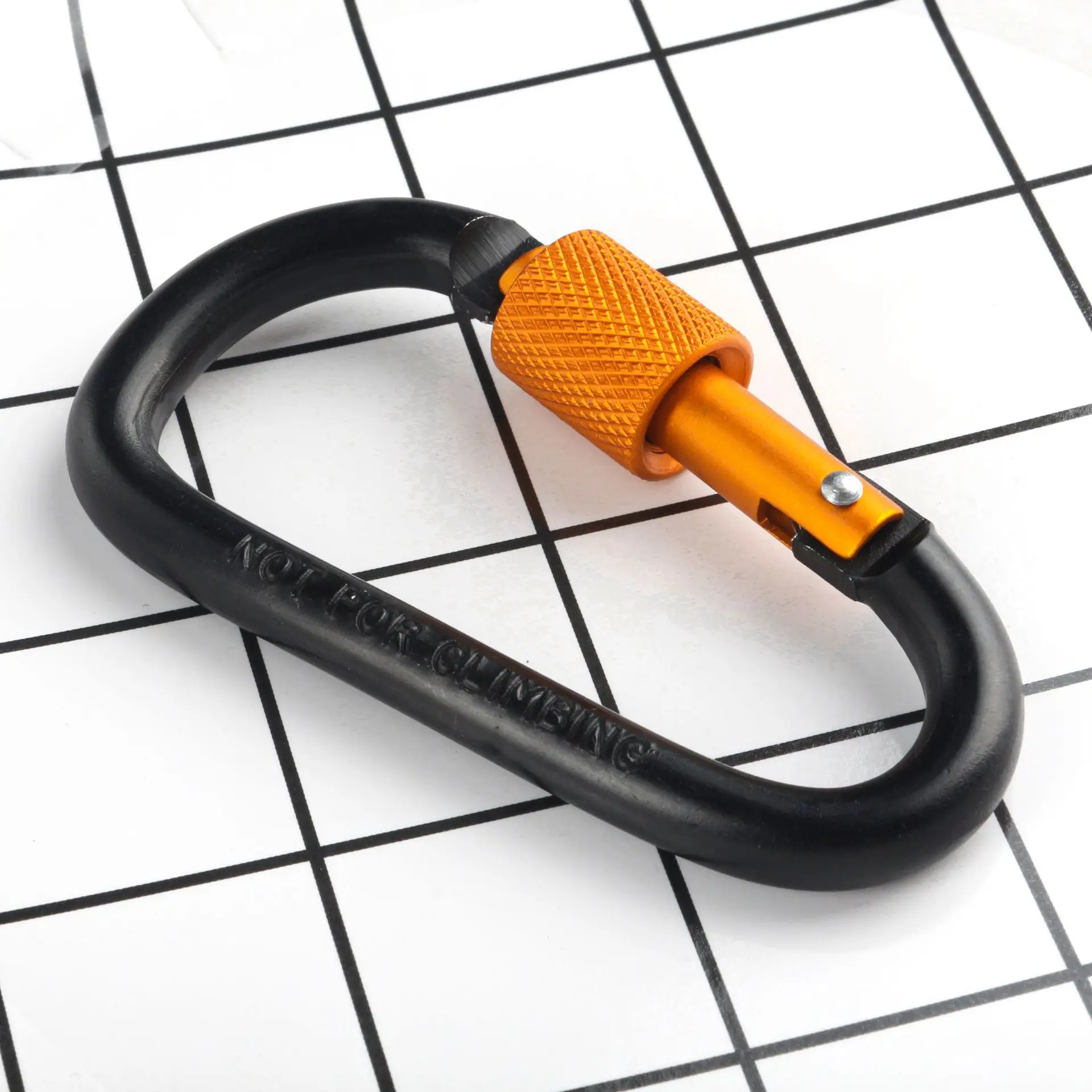 10PCS Tactical Carabiner Tourist Carabin Clip Keys Keychain Set Aluminum Alloy Camping Survival Buckle Multi Tool Key Holder