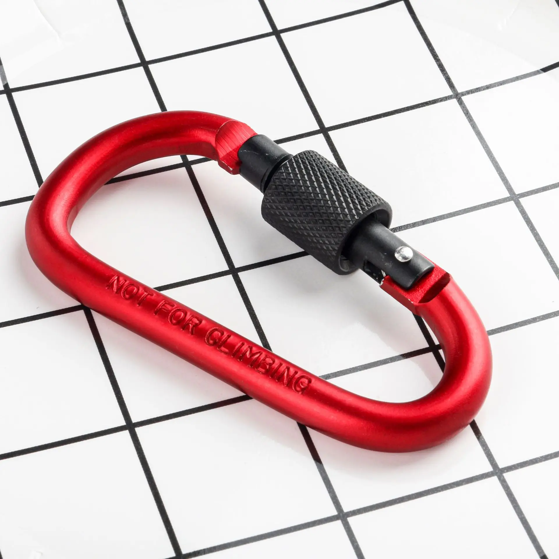 10PCS Tactical Carabiner Tourist Carabin Clip Keys Keychain Set Aluminum Alloy Camping Survival Buckle Multi Tool Key Holder