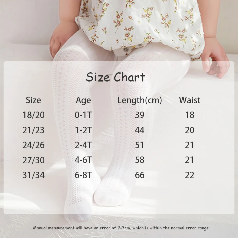 2026 Summer New Baby Pantyhose Newborn Infant leggings Girls Thin Mesh Tights Children Pants 0-8Y