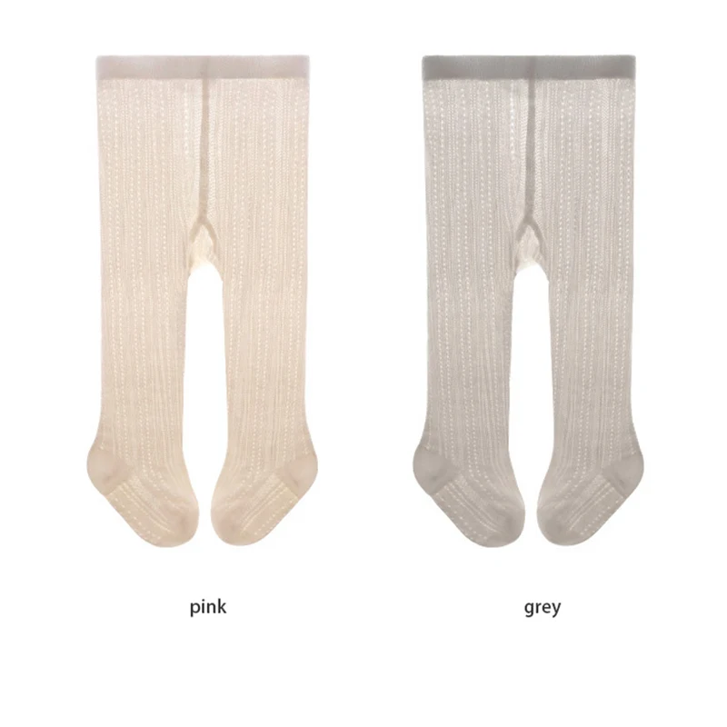 2026 Summer New Baby Pantyhose Newborn Infant leggings Girls Thin Mesh Tights Children Pants 0-8Y