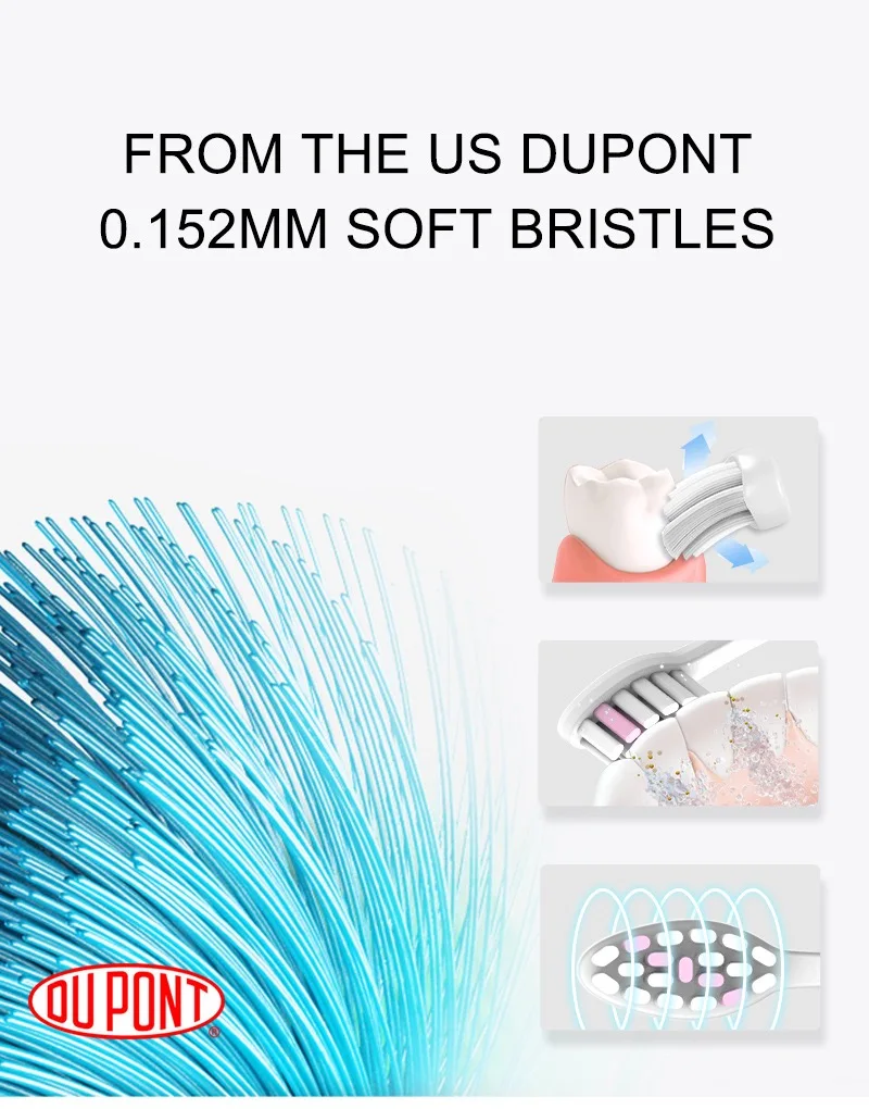 Seago Electric Toothbrush Replacement Heads for SEAGO S2/S5/SX/S10/SG972/SG2701/SG2752/SG2753 YUNCHI Y7 Mitimi S2 Brush Nozzle