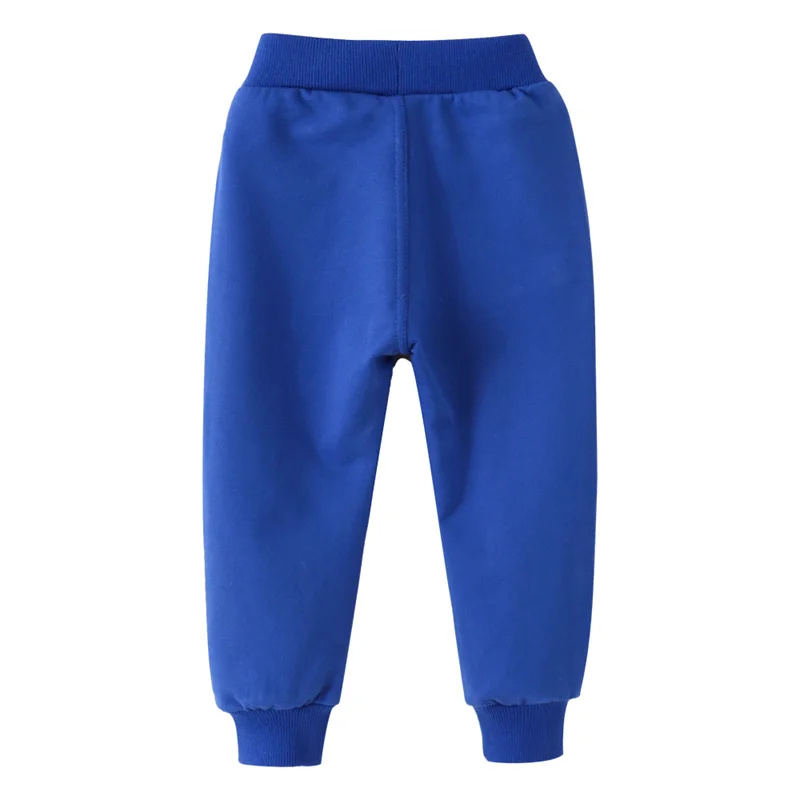 Jumping Meters 2-7T Blue Autumn Spring Children's Trousers Pants Plain Hot Selling Boys Girls Sweatpants Kids Sweatpants