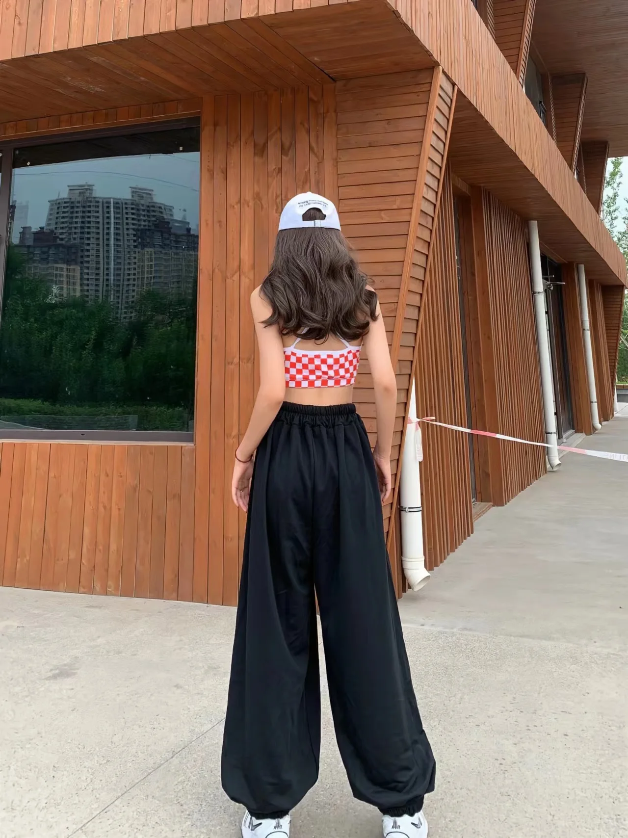 European American Style Women Pants High Waist Casual Drawstring Design Woman Trousers New Spring Summer 2024 Y2K Pants