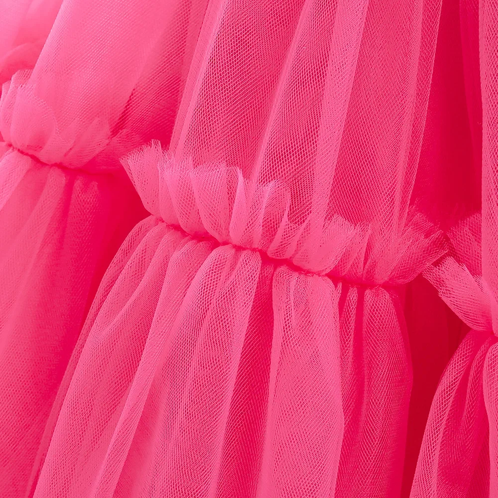 8 Colors Kid's Party Formal Evening Dresses Elegant Party Dresses For Girls Dresses With Trailing Detachable Princess Dress