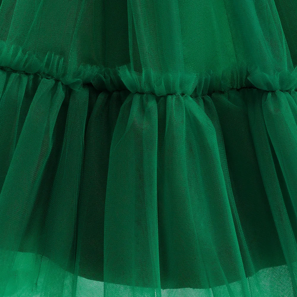 8 Colors Kid's Party Formal Evening Dresses Elegant Party Dresses For Girls Dresses With Trailing Detachable Princess Dress
