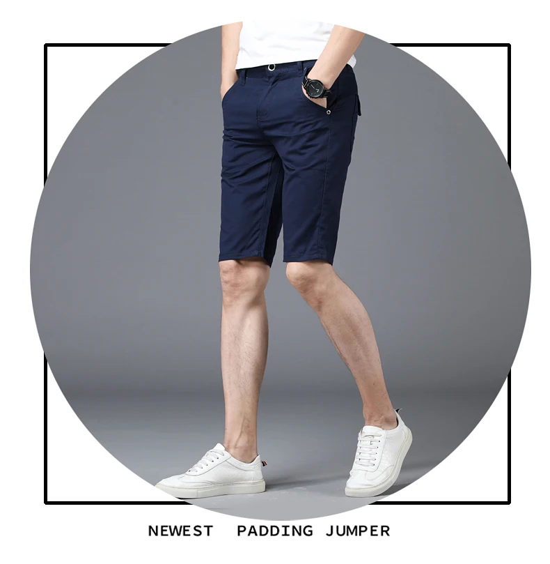 2024 Summer Thin Casual Shorts Men's Casual Big Pocket Pants Fashion Straight Slim Male Knee Length Straight Beach Shorts