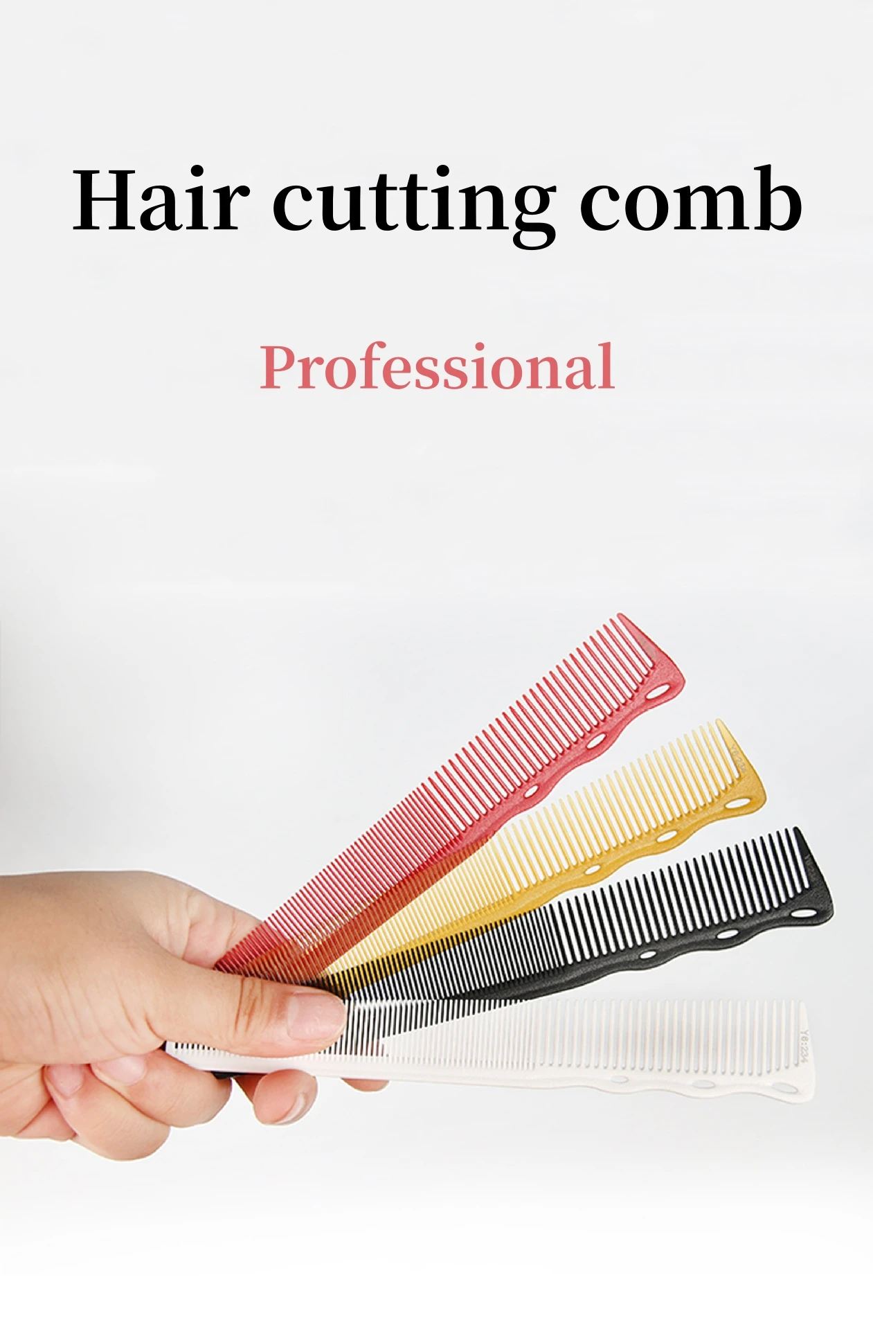 Haircut Comb Barber Shop Hair Trimming Combs Hair Salon Hairdressing Hair Cutting Brush Professional Styling Tools Y0117