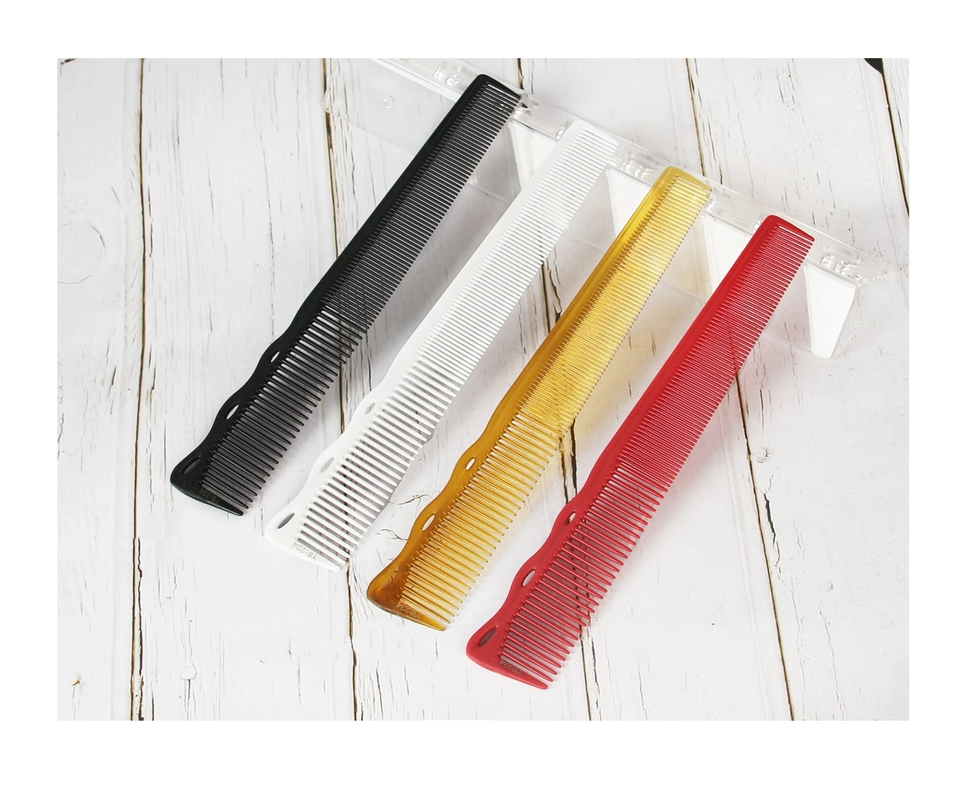 Haircut Comb Barber Shop Hair Trimming Combs Hair Salon Hairdressing Hair Cutting Brush Professional Styling Tools Y0117