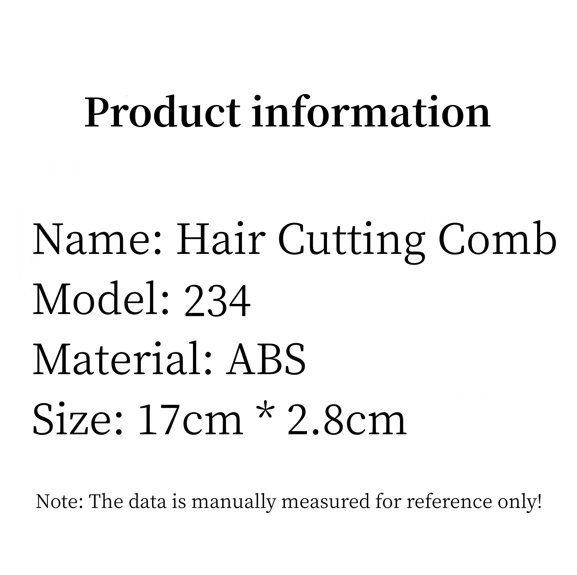 Haircut Comb Barber Shop Hair Trimming Combs Hair Salon Hairdressing Hair Cutting Brush Professional Styling Tools Y0117