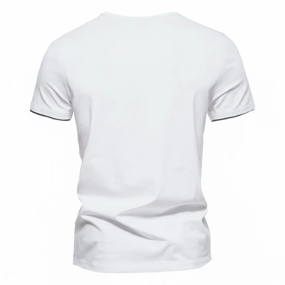 Summer Mens Short Sleeve Henley V-neck Lightweight TShirts Casual Cotton Slim Fit Basic Loose Fitness Sports Breathable Top