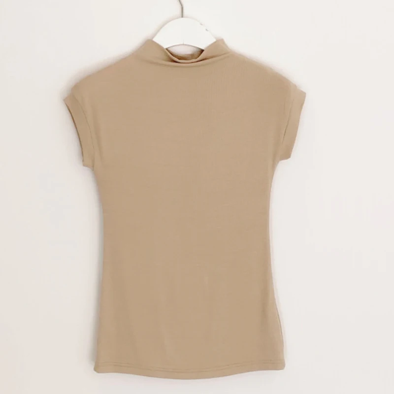 AOSSVIAO Chic Sexy Y2K Tops Woman Club Wear Fashionable Summer T-Shirt Short Sleeve Turtleneck Neon Top Tee 2026 Black White
