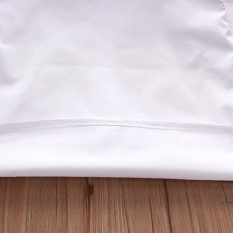 Spring and Autumn Girls' Baby Long sleeved Shirt with Wooden Ear Edge Collar Top Minimalist Girls' Clothing
