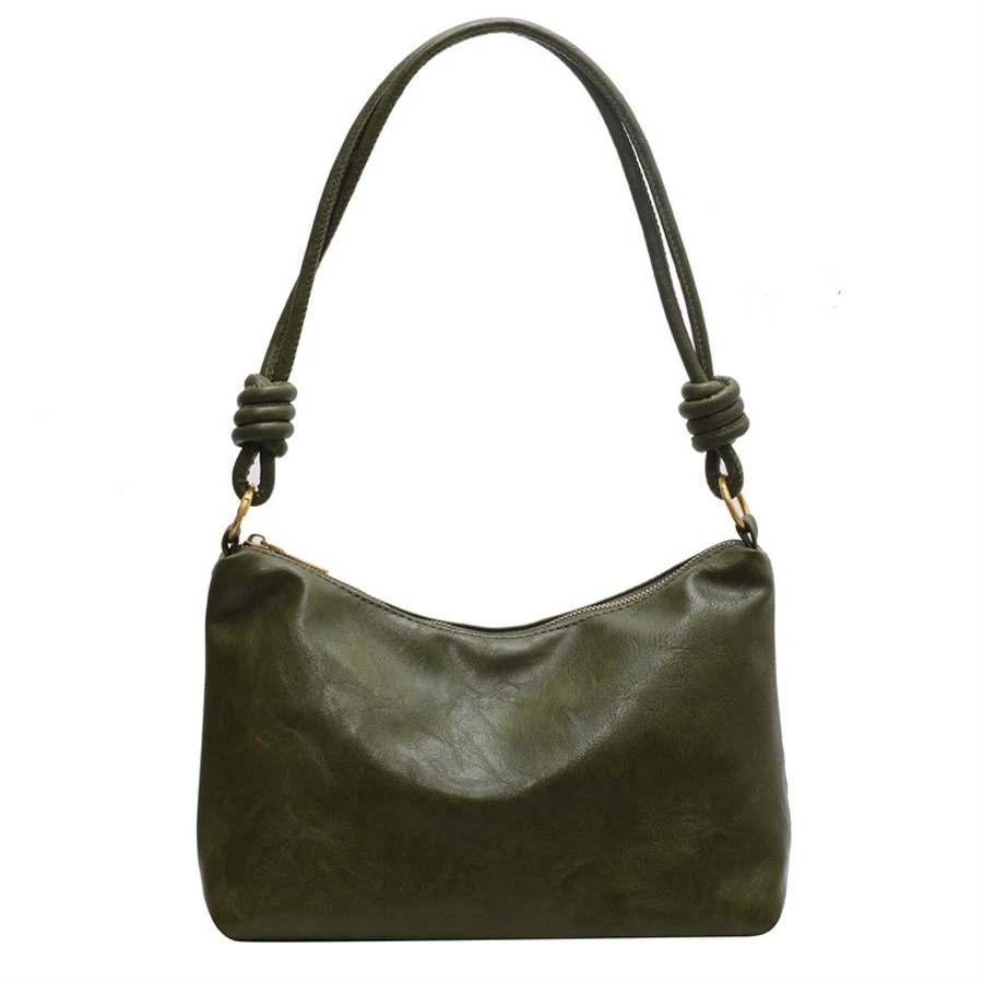 New fashionable women's bag, high-end soft leather texture, single shoulder bag, women's crossbody bag, geometric wide shoulder