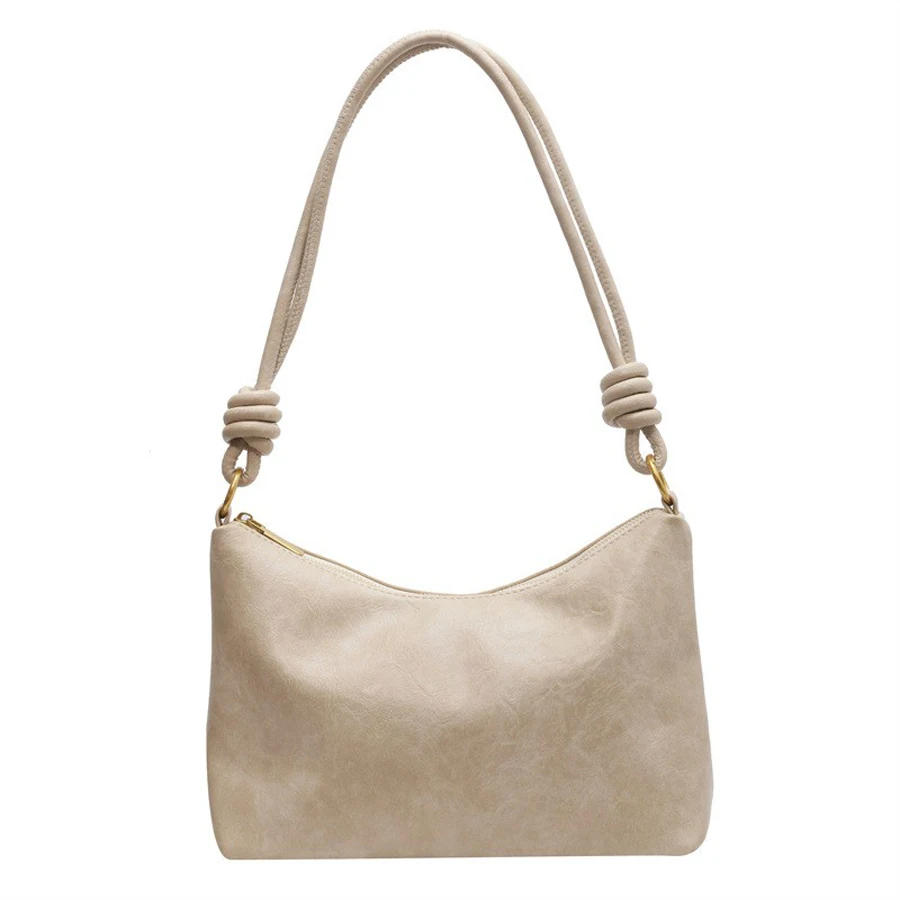 New fashionable women's bag, high-end soft leather texture, single shoulder bag, women's crossbody bag, geometric wide shoulder