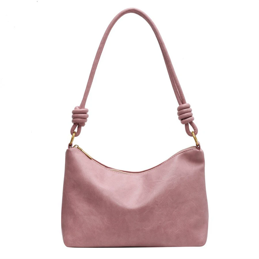 New fashionable women's bag, high-end soft leather texture, single shoulder bag, women's crossbody bag, geometric wide shoulder