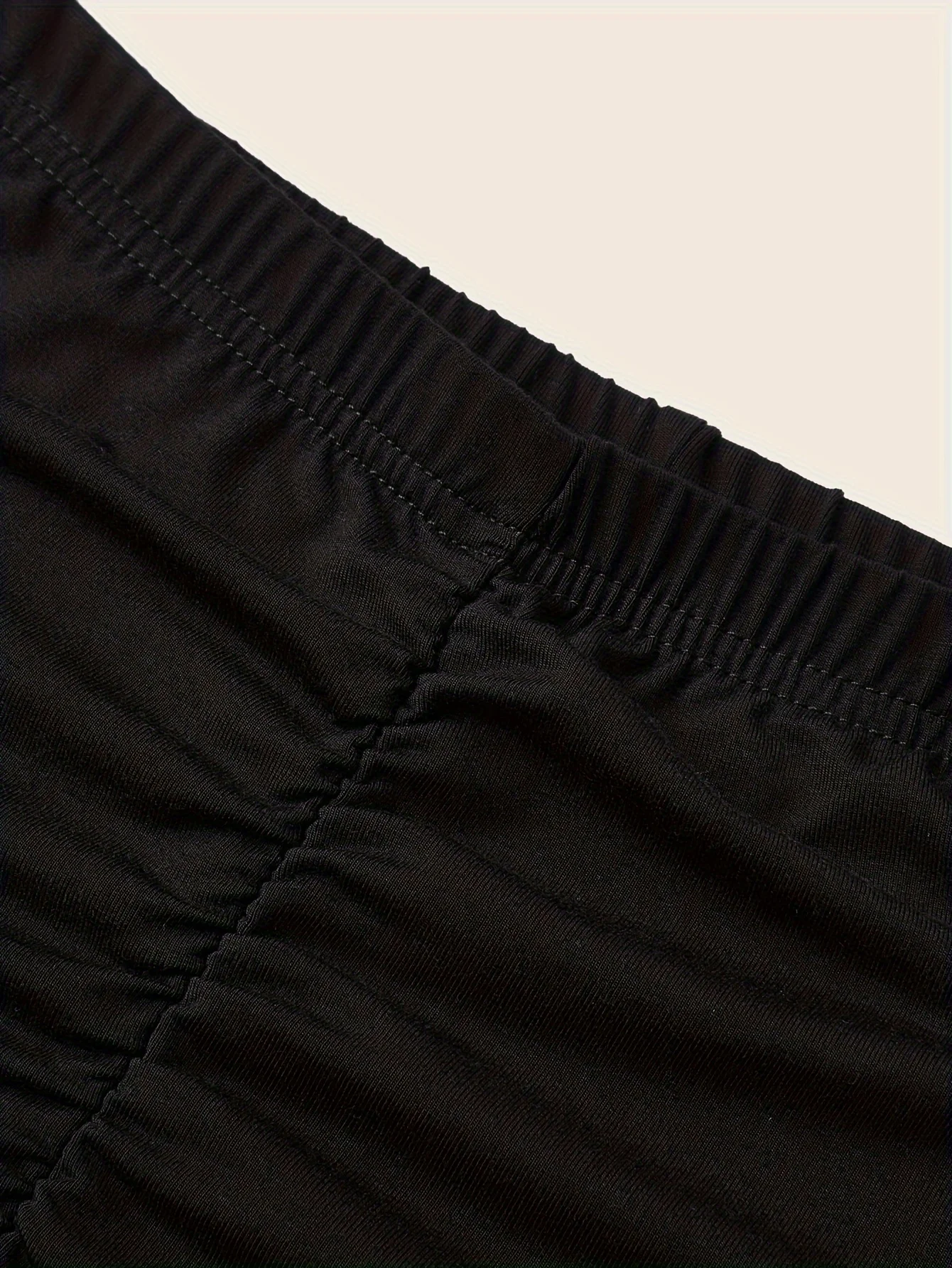 Elegant High Waist Ruched Skirt with Back Vent for Women - Perfect for Spring and Summer Fashion