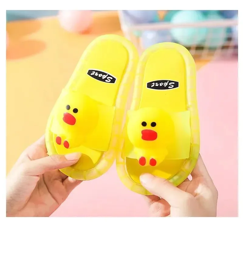 Luminous Children's Slippers Unicorn Crystal Shoes Sparkling Lights Boys and Girls Will Shine in The Cool Slippers