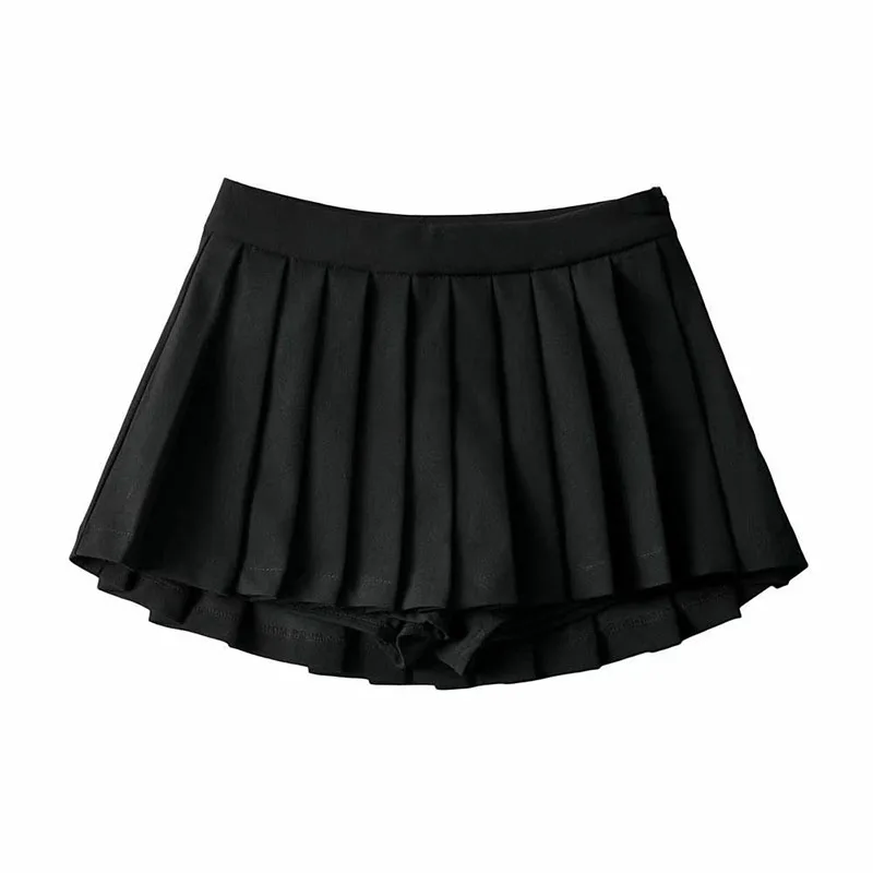 MEXZT Sexy Pleated Skirts Women Korean High Waist Mini Skirts JK Preppy Summer Fashion White Black Gyaru Tennis Extreme Skirt