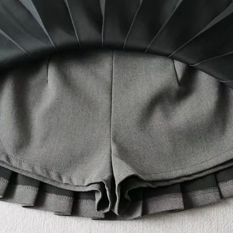 MEXZT Sexy Pleated Skirts Women Korean High Waist Mini Skirts JK Preppy Summer Fashion White Black Gyaru Tennis Extreme Skirt