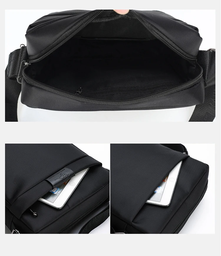 Summer Kangaroo Luxury Brand Men Crossbody Bags Oxford Vintage Messenger Bag Male Small Shoulder Bag For Man Business Handbag