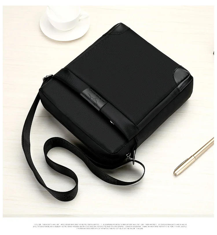 Summer Kangaroo Luxury Brand Men Crossbody Bags Oxford Vintage Messenger Bag Male Small Shoulder Bag For Man Business Handbag