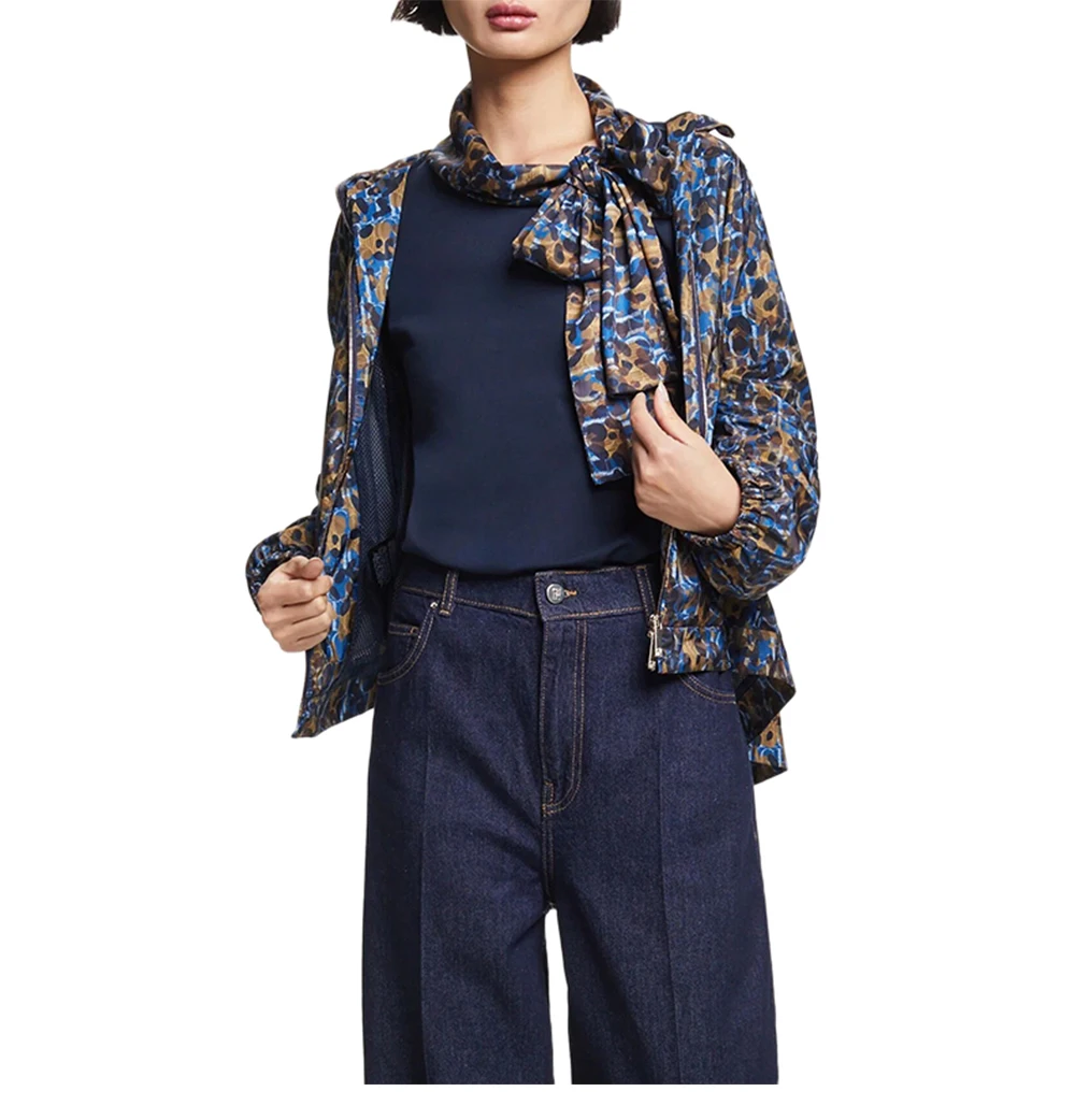 CHCH Women Fashion Sleeve T Shirt Elegant Casual Loose Bow Lace Up Tops 2024 Spring New Female Commute Streetwear
