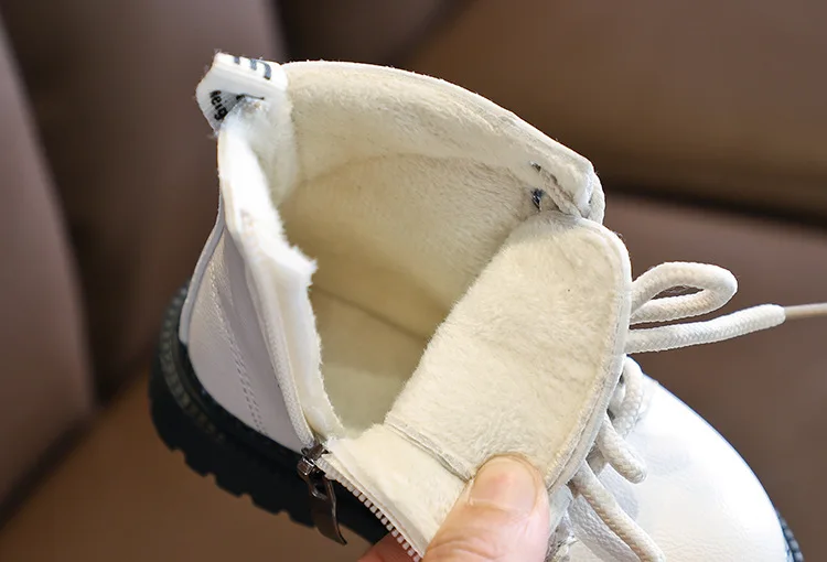 Children's Boots For Boys Girls Fashion Kids Ankle Snow Boots Rubber Outsole Autumn Winter Warm Classic For Toddlers Big Kids