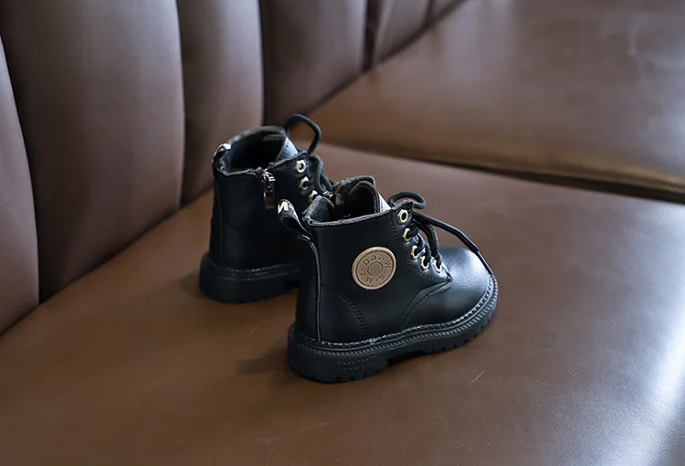 Children's Boots For Boys Girls Fashion Kids Ankle Snow Boots Rubber Outsole Autumn Winter Warm Classic For Toddlers Big Kids
