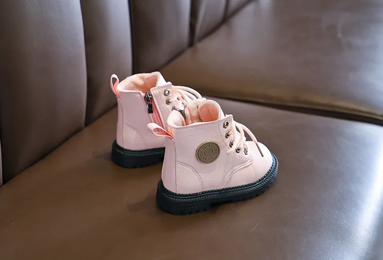 Children's Boots For Boys Girls Fashion Kids Ankle Snow Boots Rubber Outsole Autumn Winter Warm Classic For Toddlers Big Kids