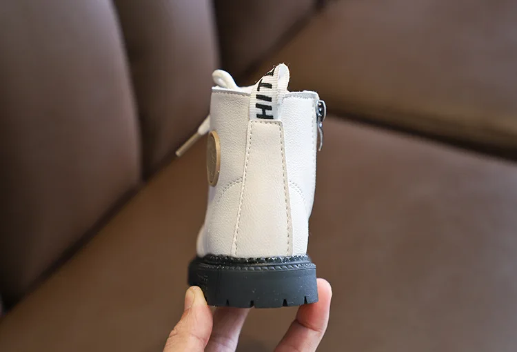 Children's Boots For Boys Girls Fashion Kids Ankle Snow Boots Rubber Outsole Autumn Winter Warm Classic For Toddlers Big Kids