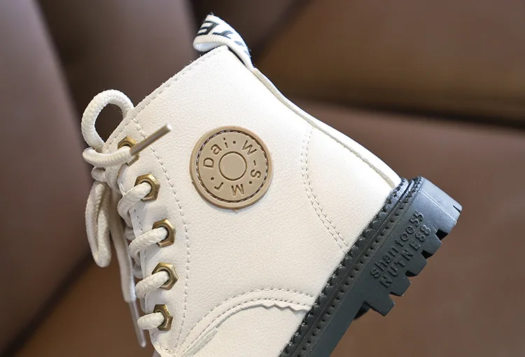Children's Boots For Boys Girls Fashion Kids Ankle Snow Boots Rubber Outsole Autumn Winter Warm Classic For Toddlers Big Kids