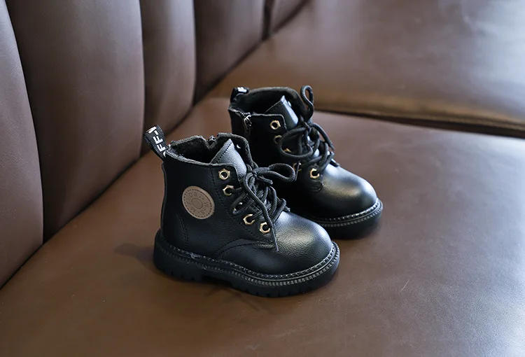 Children's Boots For Boys Girls Fashion Kids Ankle Snow Boots Rubber Outsole Autumn Winter Warm Classic For Toddlers Big Kids