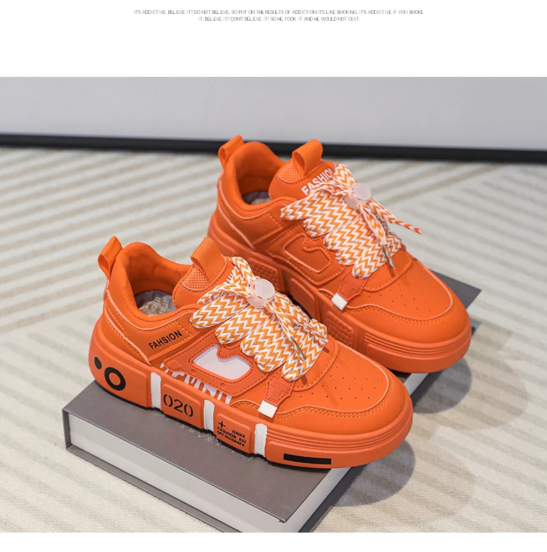 New Family Shoes Children's Shoes Small White Shoes Student Shoes Sports Shoes Boys Casual Board Shoes