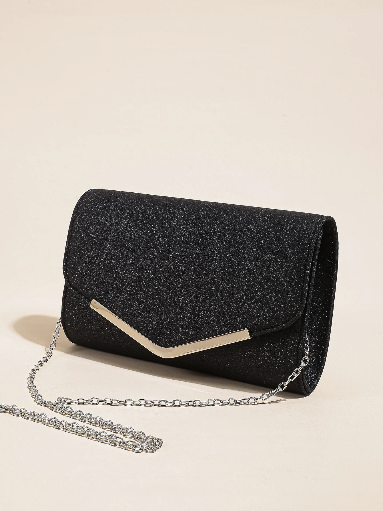 Clutch Purse Evening Bag for Women, Glitter Evening Envelope Handbag With Detachable Chain for Wedding and Party
