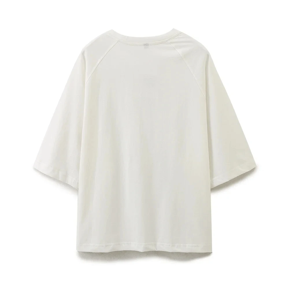 HH Women Short Sleeve T-Shirts O Neck Loose Casual Top Simple Basic 2024 Summer New Woman Chic Tops Solid T Shirt