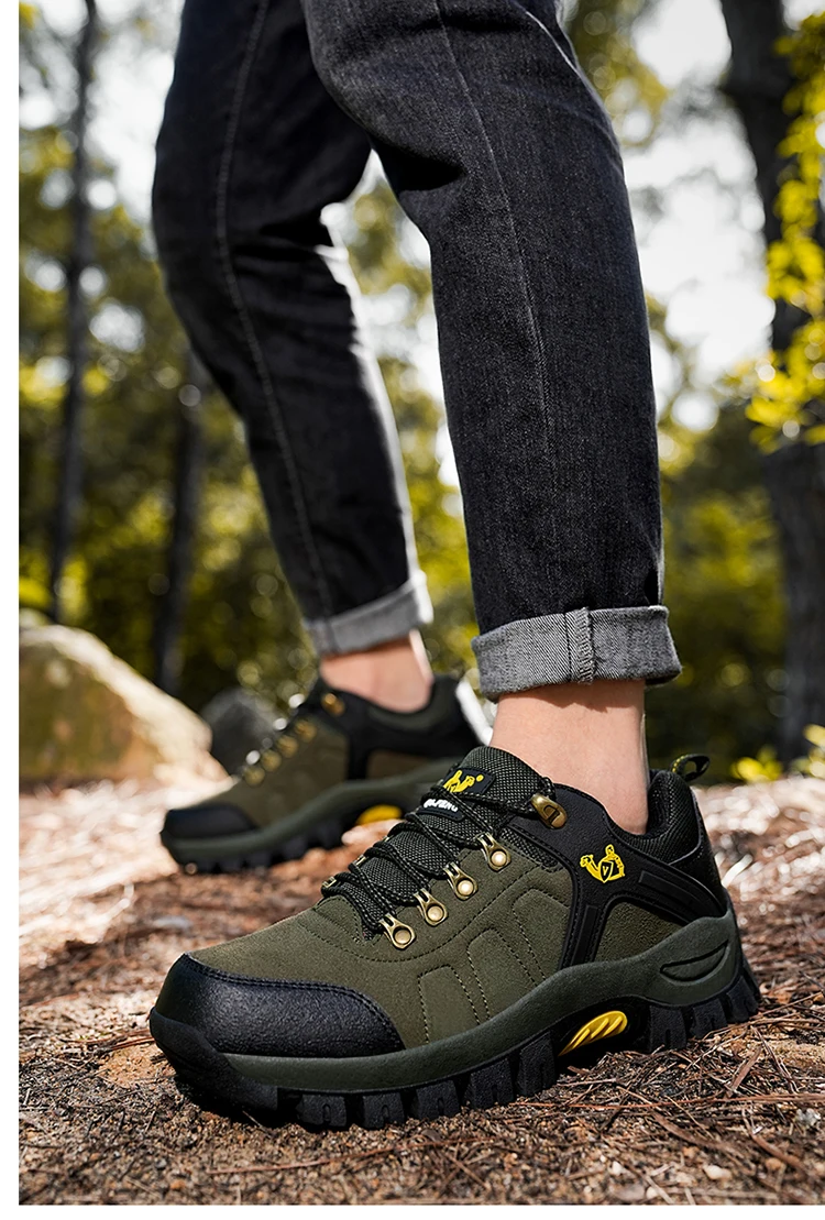 Mens Women Classical Hiking Boots Summer Winter Outdoor Non Slip Fashion Sneakers Ankle Boot Boys Rubber Climbing Shoes Autumn