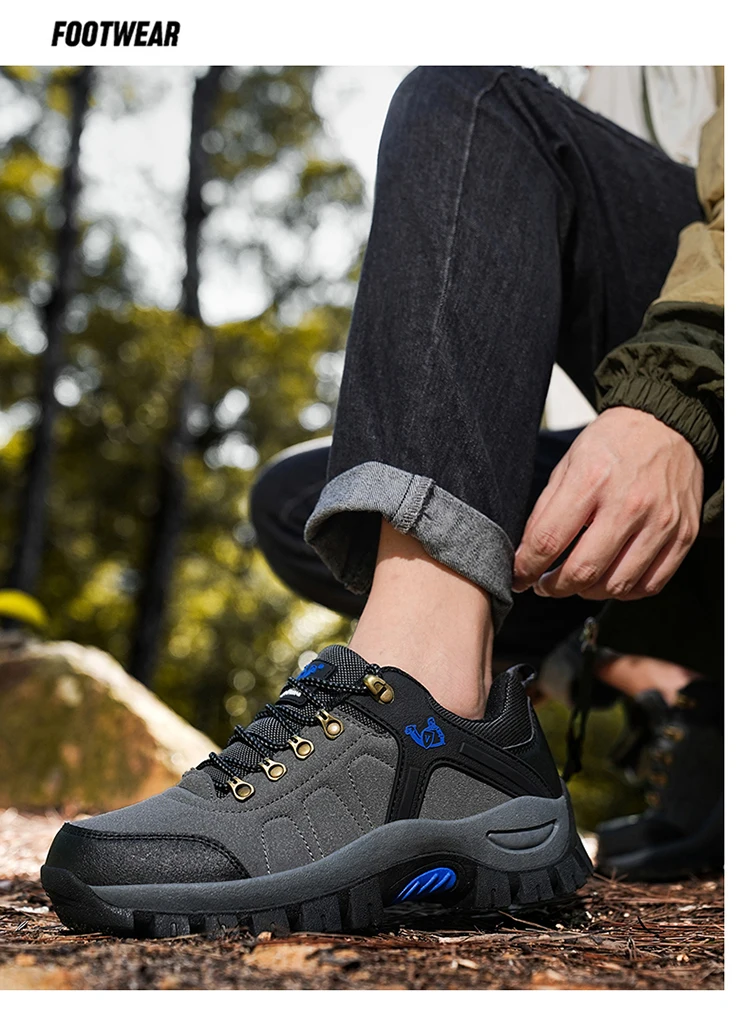 Mens Women Classical Hiking Boots Summer Winter Outdoor Non Slip Fashion Sneakers Ankle Boot Boys Rubber Climbing Shoes Autumn