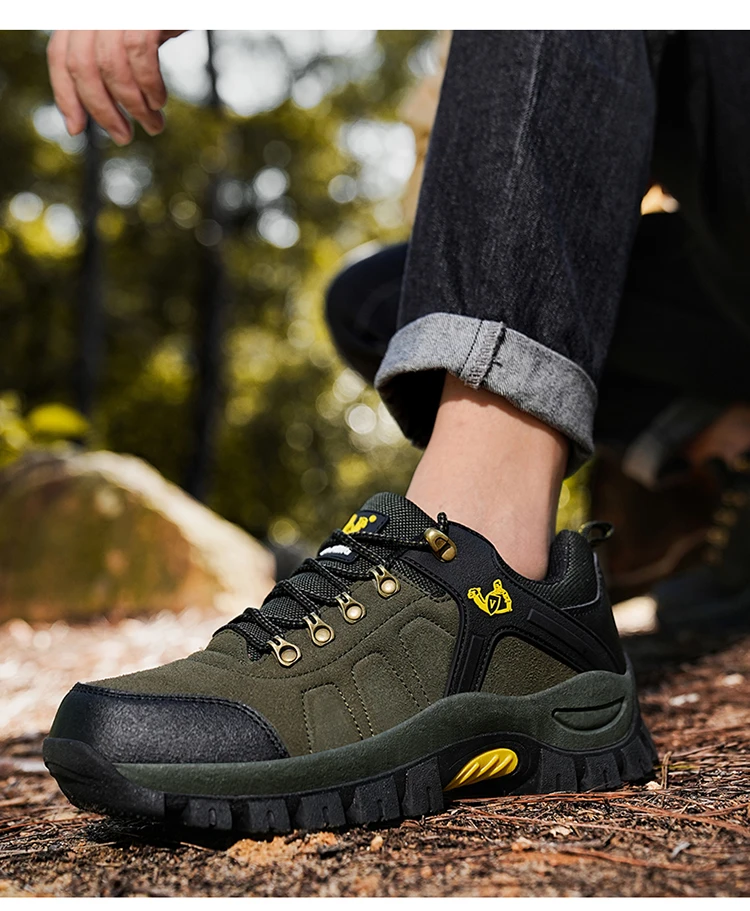 Mens Women Classical Hiking Boots Summer Winter Outdoor Non Slip Fashion Sneakers Ankle Boot Boys Rubber Climbing Shoes Autumn