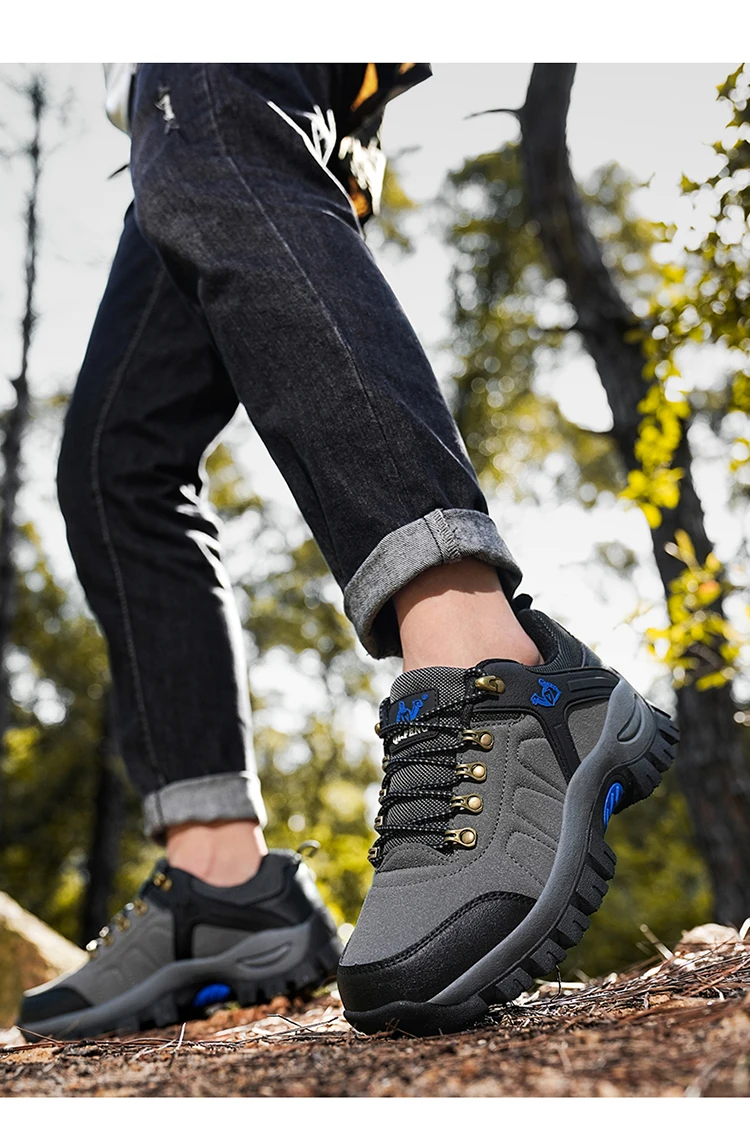 Mens Women Classical Hiking Boots Summer Winter Outdoor Non Slip Fashion Sneakers Ankle Boot Boys Rubber Climbing Shoes Autumn