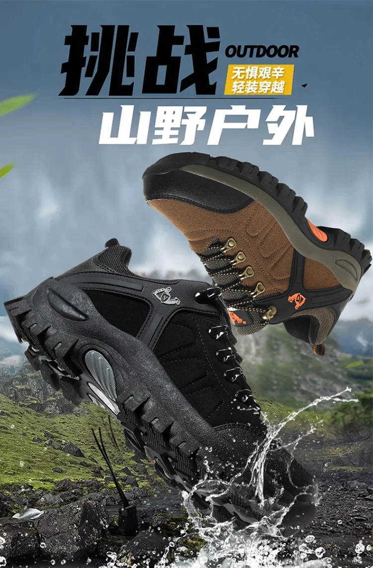 Mens Women Classical Hiking Boots Summer Winter Outdoor Non Slip Fashion Sneakers Ankle Boot Boys Rubber Climbing Shoes Autumn