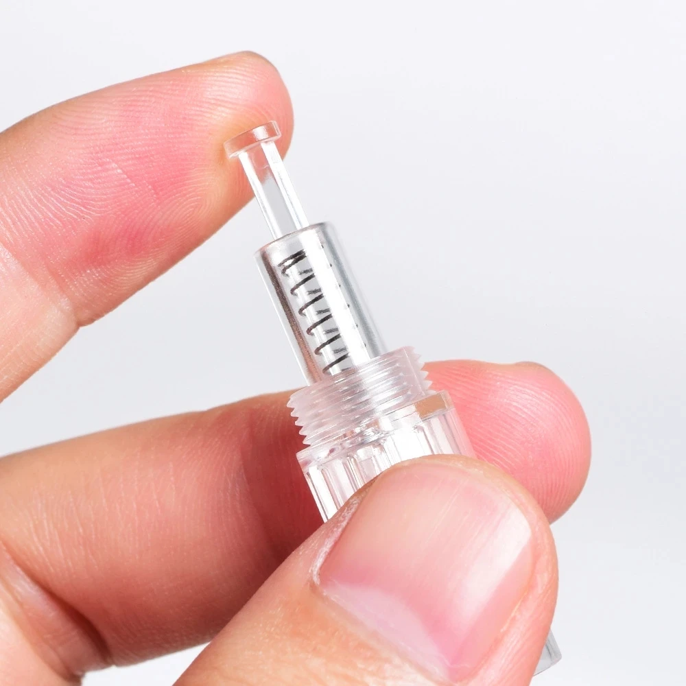50pcs 12pin/36pin Round Nano Microneedling DermaPen Needles Screw Cartridge Replacement Heads Tattoo Nano Micr Needle
