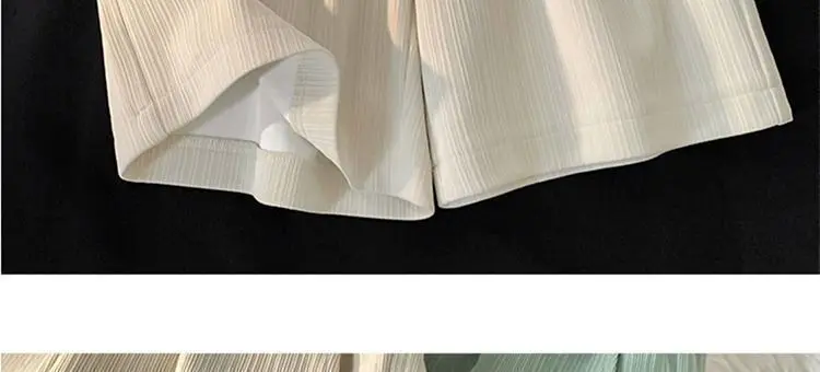 2024 Summer Pregnant Woman Ice Silk Shorts Knee-length Plus Size Maternity Belly Pants Wide Legs Casual Sports Pregnancy Trouser