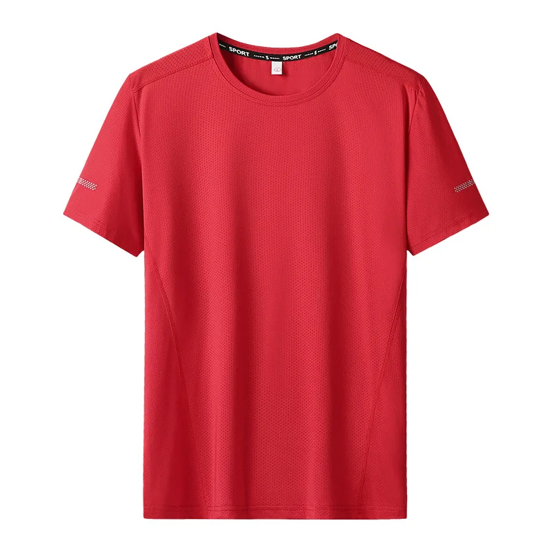 T-shirt Big Size 9XL/10XL/11XL for Men Quick Drying T-shirt for Men Round Neck Plus Size Short Sleeve Oversized T Shirt