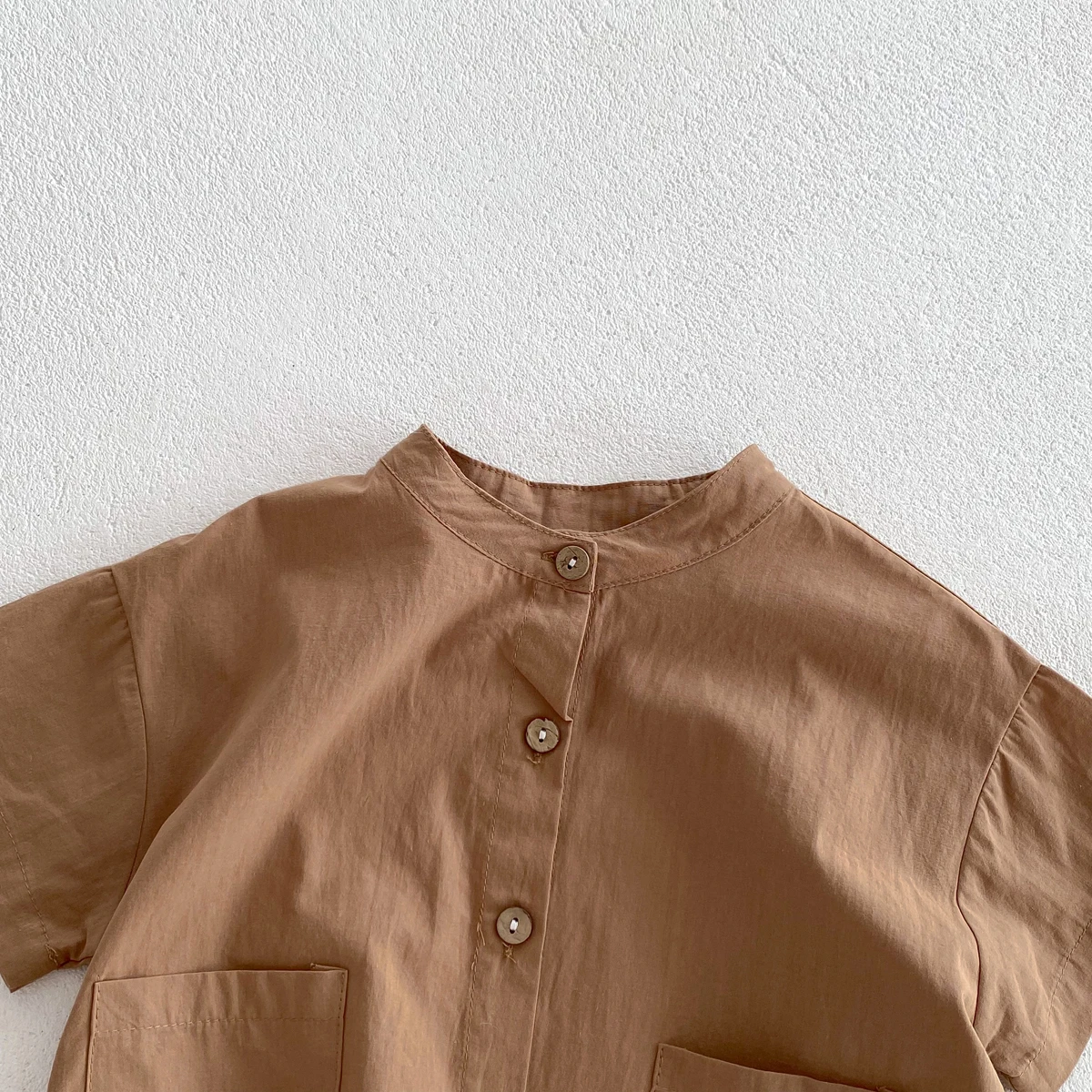 Summer Kids Boys Girls Suit Cotton Checkered Baby Short Shirt with Shorts Two Piece Set Kids Clothes 1-3 Years Old Baby Suit